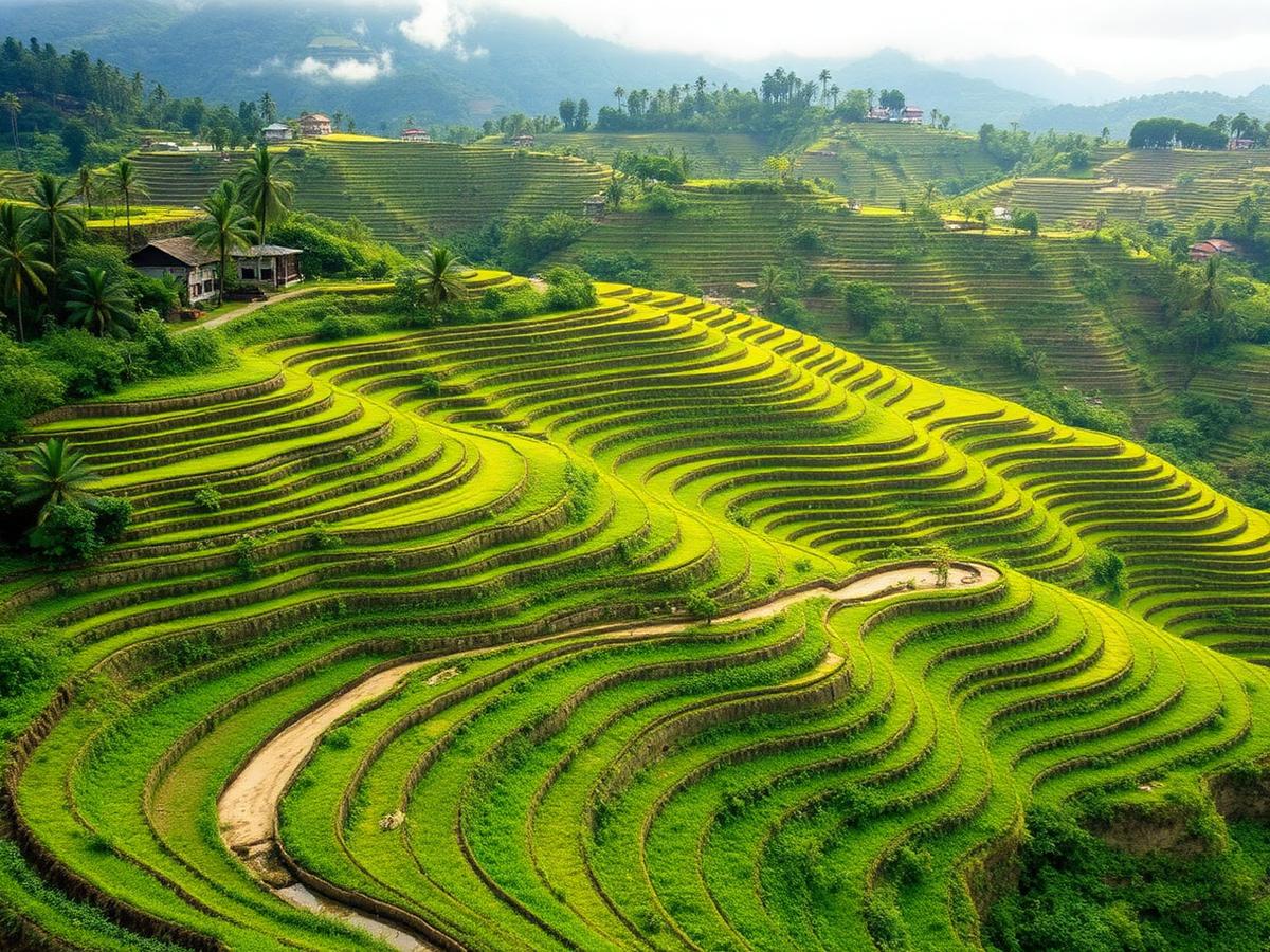 Rice terraces
